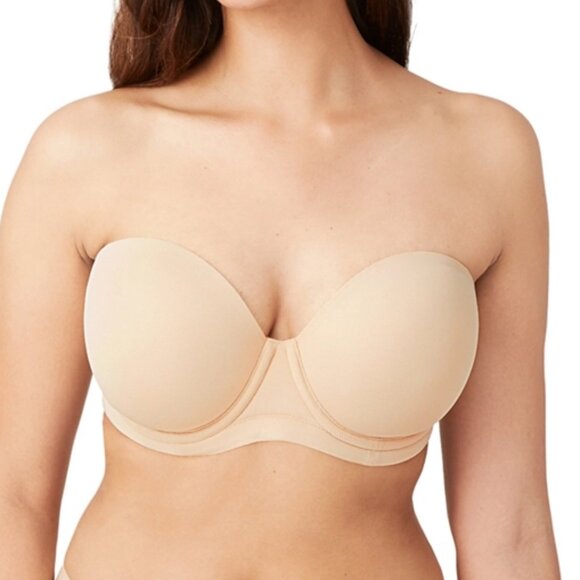 Wacoal Red Carpet Strapless Underwire Bra in Sand (Nude), 42C - Picture 1 of 11